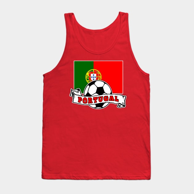 Bandeira de Portugal T-Shirt SOCCER FUTBOL Tank Top by Scarebaby